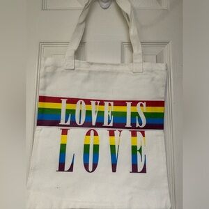 2Pac of “love is love” and “love” tote bags